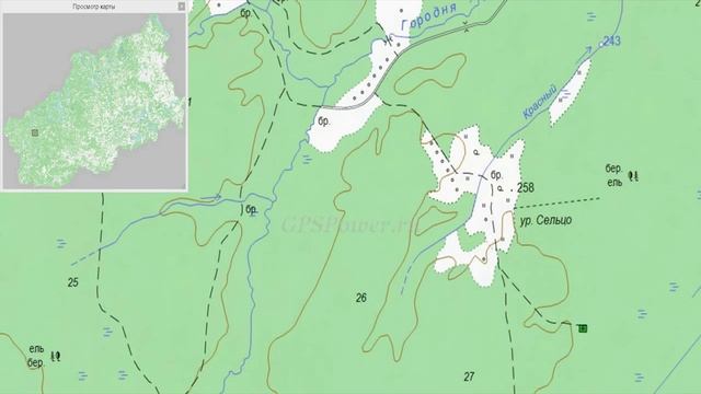 Топографическая карта Тверской области для OziExplorer