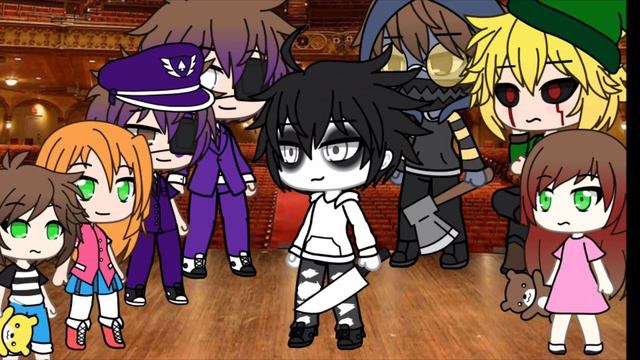 Песенный батл Afton Family Vs Крипипаста {Gacha Life} (сделала рукожоп не судите строго) :)