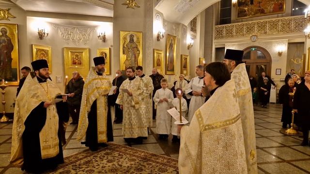 Престольный праздник. Всенощное бдение. Токсово 20.11.2022 смотреть онлайн