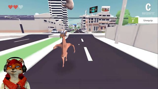 СИМУЛЯТОР ОЛЕНЯ С ЛИСИЧКОЙ ВЕРОНИЧКОЙ (DEEEEER simulator) смотреть онлайн