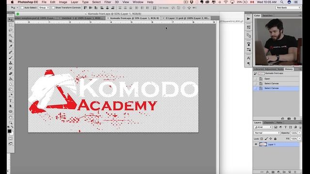 T-shirt Mockup - How To Create a T-shirt Template in Photoshop - Photoshop Tutorial смотреть онлайн