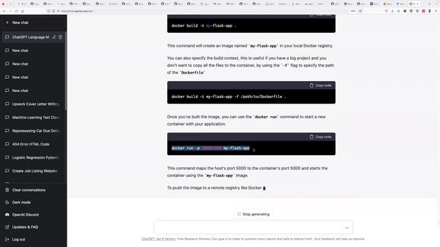 ChatGPT Tutorial - Use ChatGPT for Flask | Docker | Kubernetes смотреть онлайн