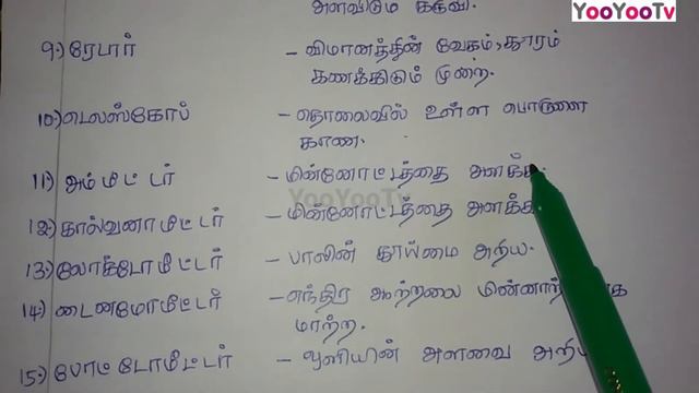 TNPSC Group 2 Science Tricks Measuring Meters In Tamil | அளவிடும் மீட்டர்கள் смотреть онлайн