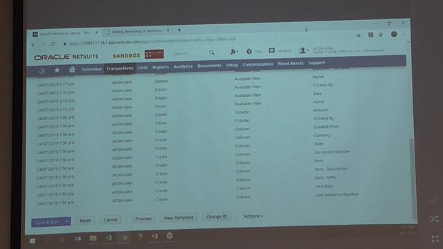 Day5 Part12 Oracle Training Saved Search & Reports смотреть онлайн
