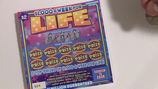 $1,000 a Week for LIFE! Instant Scratch off Lottery Ticket PA смотреть онлайн