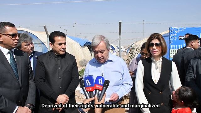 In Iraq, UN Chief praises repatriation of refugees from Al-Hol camp смотреть онлайн