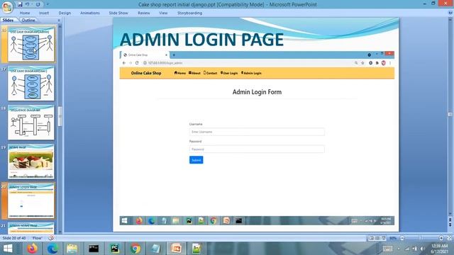 PPT - Online Cake Shop Project PPT || Python Django смотреть онлайн