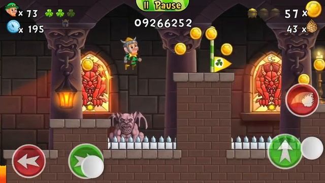 Lep's World 2, Castle, Level 8-4 walkthrough with all 3 Gold Pots (Android and iOS game app) смотреть онлайн