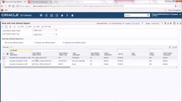 JD Edwards 9.2 - Create & Suscribe Notifications смотреть онлайн