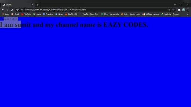 What is CSS Id and Class Selectors | CSS Tutorial For Beginners In Hindi смотреть онлайн