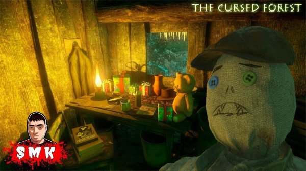 ДРУЖБА С ПРИЗРАКОМ!The cursed forest 4 глава!Хоррор игра Проклятый Лес прохождение!ШОУ СМеРТНиКа!