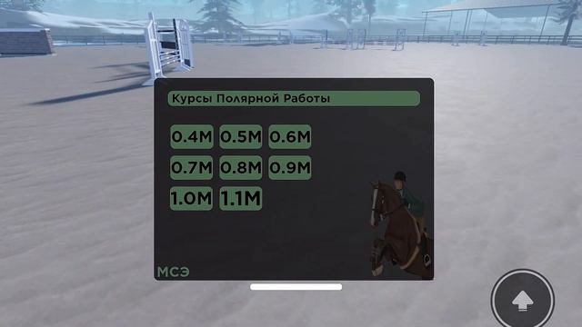 Тренировка по конкуру в игре MSE смотреть онлайн