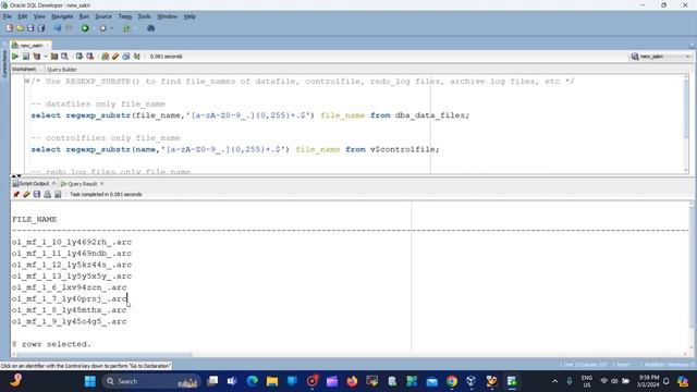 How to use REGEXP_SUBSTR() function to extract only filename on Oracle 19c Database ? @kayyum698 смотреть онлайн