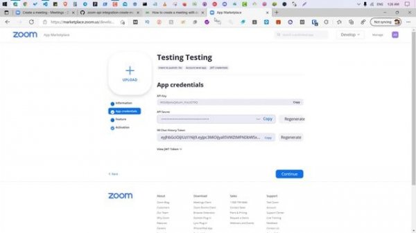 zoom API integration tutorial | create a meeting with zoom API in Python