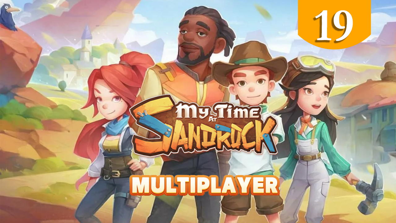 Праздник в честь 10 ур мастерской ➤ My Time at Sandrock ➤ Multiplayer #19