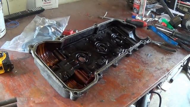 DIY 1997 to 2001 CAMRY VALVE COVER GASKET REPLACEMENT V6 ENGINE смотреть онлайн