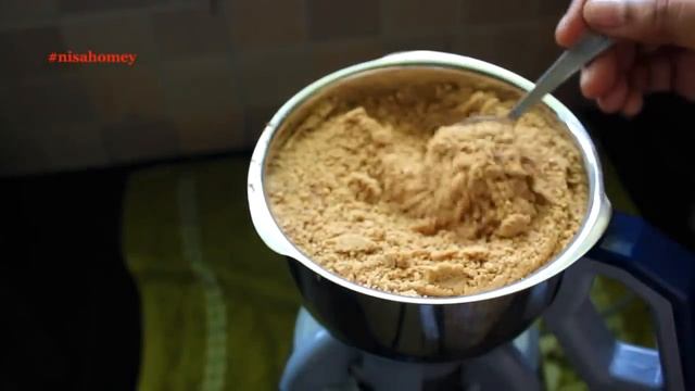 Homemade Peanut Butter In 1 Minute - How To Make Peanut Butter In A Mixie/Mixer Grinder смотреть онлайн