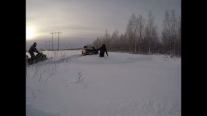 Испытания снегоходов Фалькон и Беркут