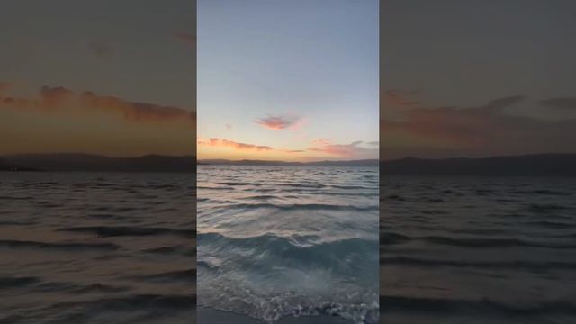 Закат над удивительным высокогорным озером Салда. Удивительное то что это кратер потухшего вулкана? смотреть онлайн