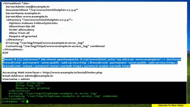 How To install Boonex Dolphin on Centos Linux 7.4 смотреть онлайн