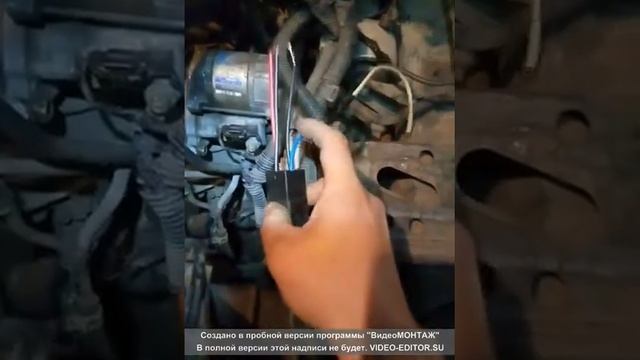 ремонт стартера двигателя 3s Fe, установка дополнительного реле стартера