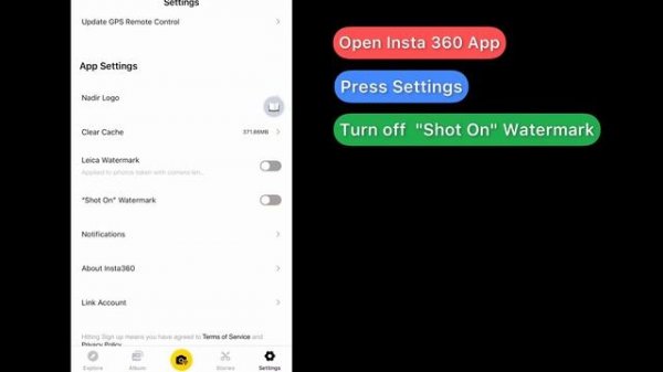 How to remove Insta360 watermark