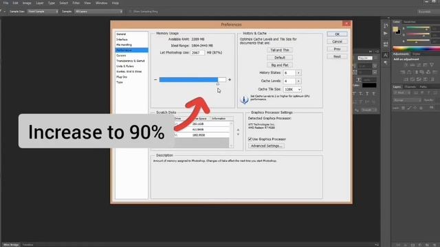 Solve Adobe Photoshop lag/freeze problem in 30sec смотреть онлайн