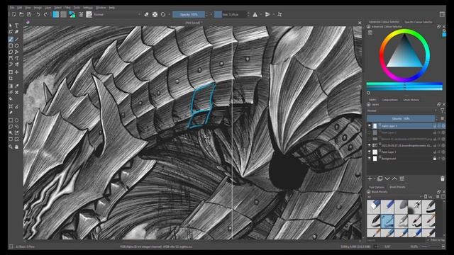 THE ART OF BERSERK    Studying   Berserk Art Style