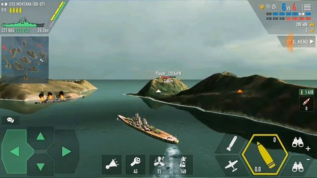 BATTLE OF WARSHIPS USS MONTANA VERSIÓN 1.70.4 смотреть онлайн