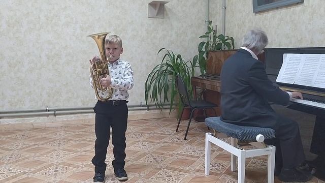 Богемский народный танец Солодов Фёдор 8 лет (альтгорн) смотреть онлайн