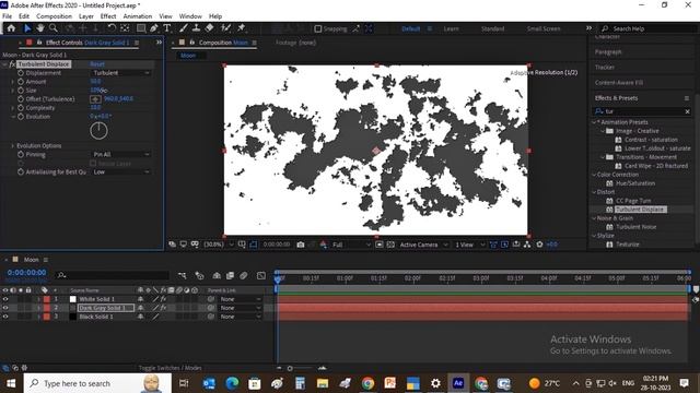Create Moon Without Plugin | After Effect Tutorial | Free Project File смотреть онлайн