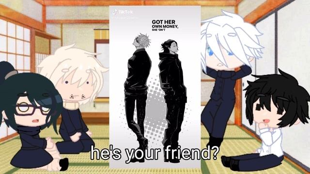 Jujutsu kaisen (past second year - panda) reacts || Lazy? || Part 1 смотреть онлайн