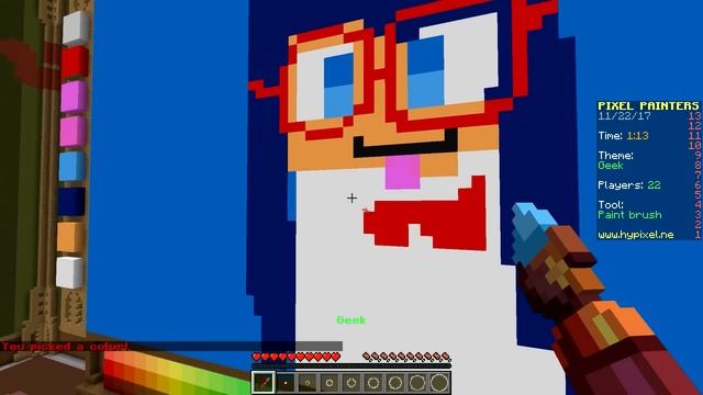 FUNNY DRAWING CHALLENGE! (Minecraft Pixel Painters) смотреть онлайн