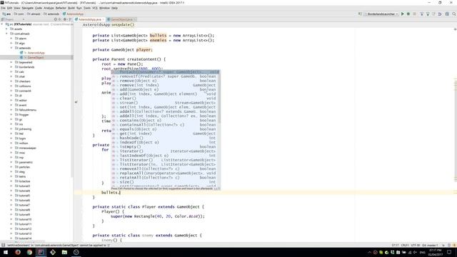 JavaFX Game: Asteroids смотреть онлайн