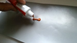 Ремонт пореза ткани ПВХ Жидкой Латкой