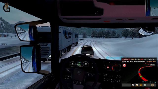 Euro Truck Simulator 2 (1.39.2.1s) (ETS2) - Die letzte Fahrt des Jahres смотреть онлайн