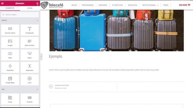 Publicar Entradas con Elementor plugin para Wordpress CMS смотреть онлайн