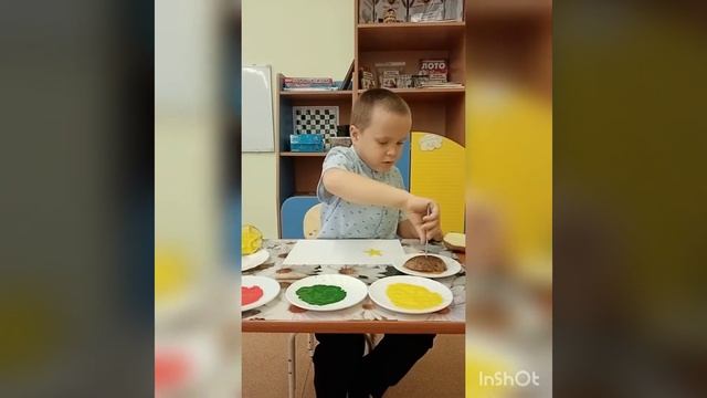 "Оттиск печатками из картофеля". МАДОУ "Детский сад №7" г. Северск - 2021 смотреть онлайн