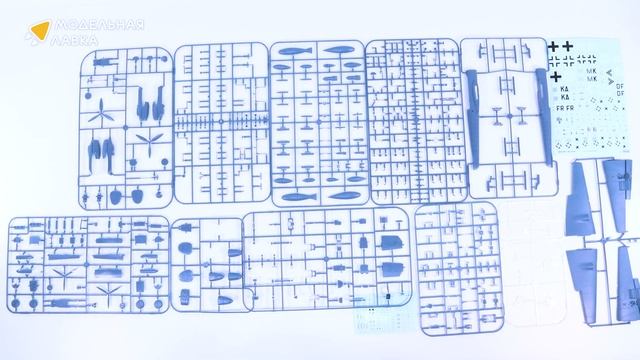 Распаковка сборной модели Bf 110G-4 от производителя Eduard. смотреть онлайн