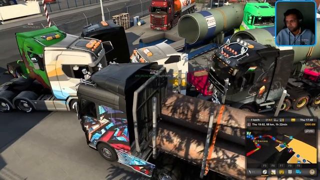 IDIOTS on the road ets2 - Indian Truck Driver's | ProMods | Death Road | Euro Truck Simulator 2 Liv смотреть онлайн