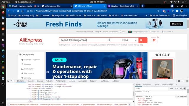 Web Design With Bootstrap 5 | Class - 28 | eCommerce Site Design Bootstrap 5 Tutorial смотреть онлайн