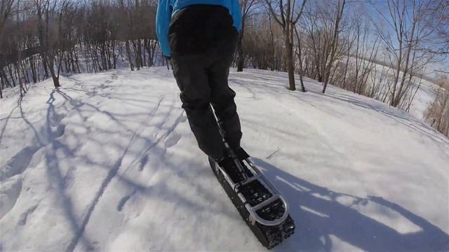Electric snowbike | The first test drive of the prototype from 2015 смотреть онлайн