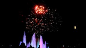 Световое шоу и салют на 90 лет Комсомольску-на-Амуре