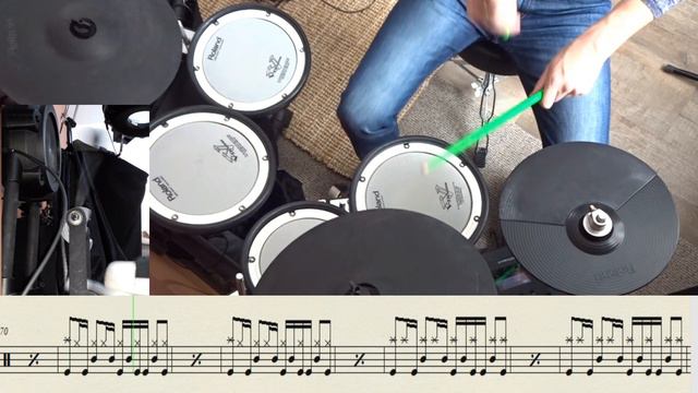 Nirvana - Smells Like Teen Spirit Drum Cover, Drum Karaoke, Sheet Music, Drumlessons