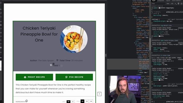 Customizing a WP Recipe Plugin With Only CSS смотреть онлайн