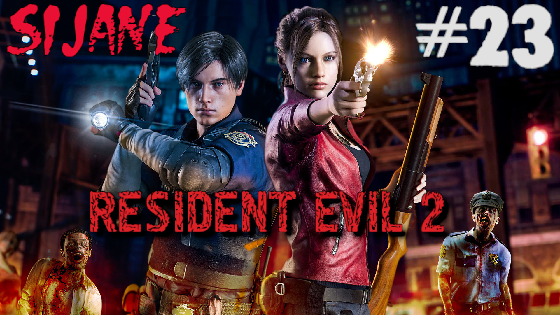Resident Evil 2 Клэр #23 Лаборатория смотреть онлайн