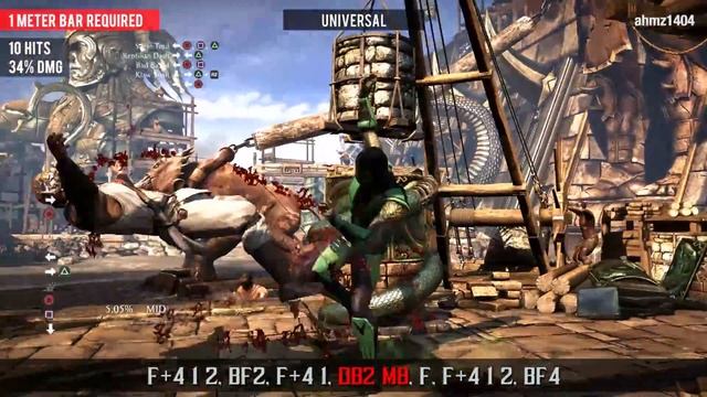 Mortal Kombat X: REPTILE Combo Guide смотреть онлайн