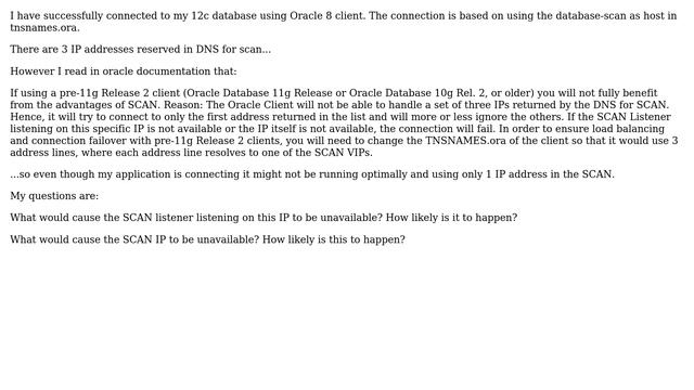 Databases: Using Oracle 12c database (SCAN) with Oracle 8 client смотреть онлайн