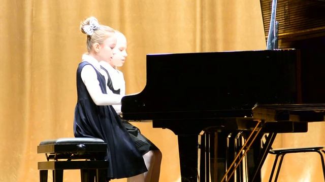 Валерия Пойлова 8yo, Анастасия Федорова 9yo Коваленко- Белорусская полька смотреть онлайн