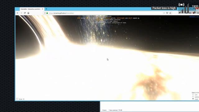 Gargantua Confusion - Interstellar Blackhole/Wormhole Simulation 